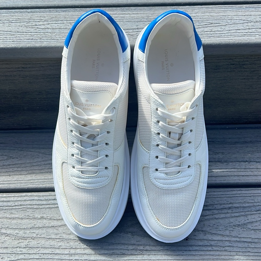 Louis Vuitton Beverly Hills Sneaker in white and blue. Men’s Sz 9 - Picture 8 of 16
